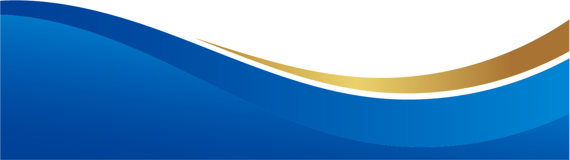blue and gold wave border