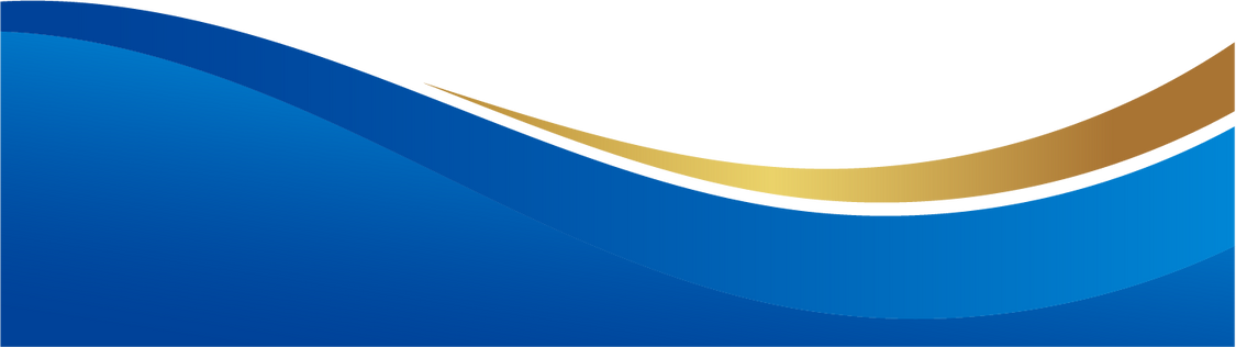blue and gold wave border